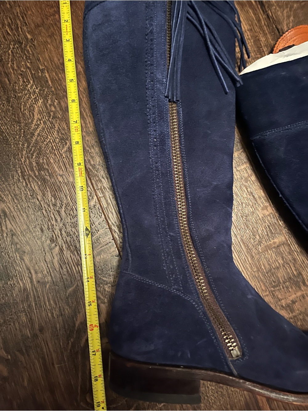 Spanish Boot Company Blue Suede Boots- Size 39 - Picture 11 of 14